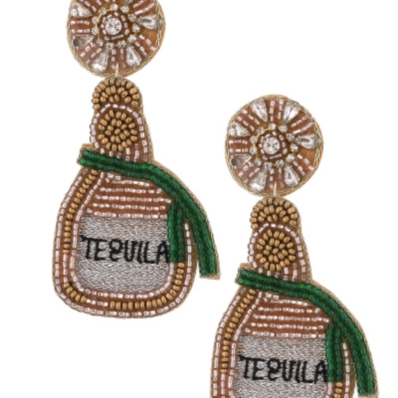Affordable Fashion Finds Jewelry - Seed Beaded Tequila Earrings